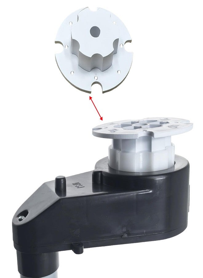 LANYINDI 2 Pcs Power-Wheel Gearbox Extension Adapter Car Tire Adapter Connection Clip for Gearbox Upgrade Replacement Parts Rubber Tire - Image 2